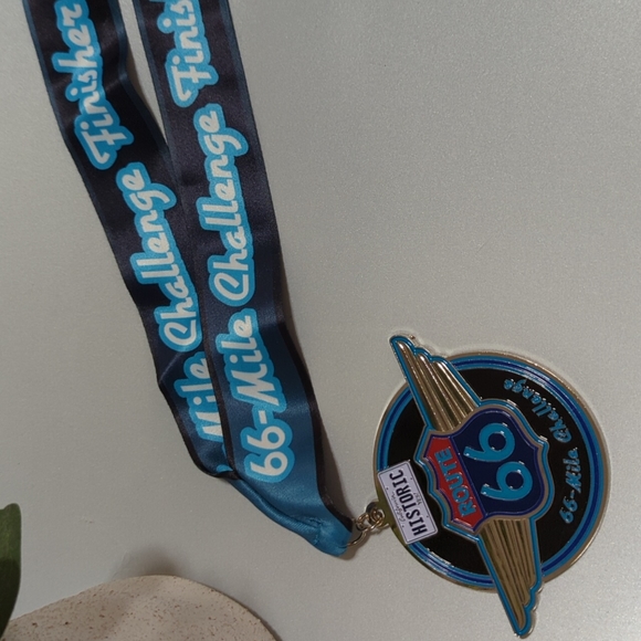 Route 66 Virtual Race Medal 66 Miles - Picture 1 of 3